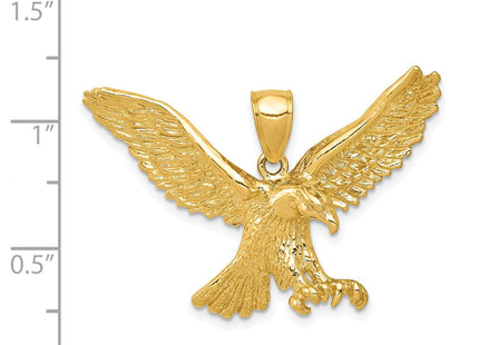 14K gold pendant, further view