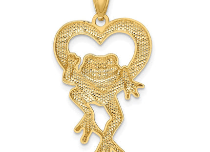 14K gold pendant, another view