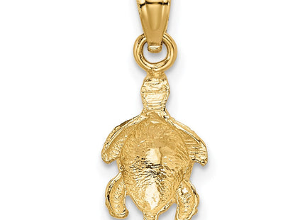 14K Turtle Pendant (Style K3299)