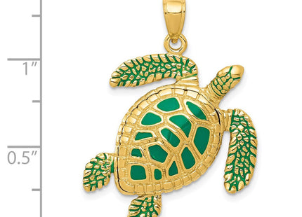 14K gold pendant, further view