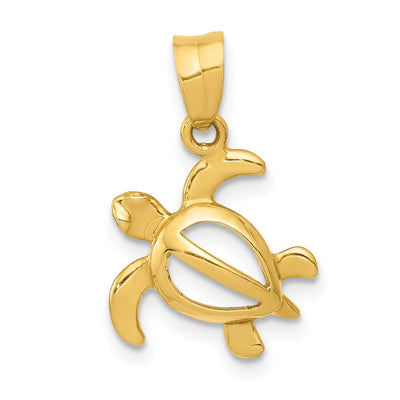 14K gold pendant