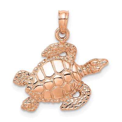 14K rose gold charm