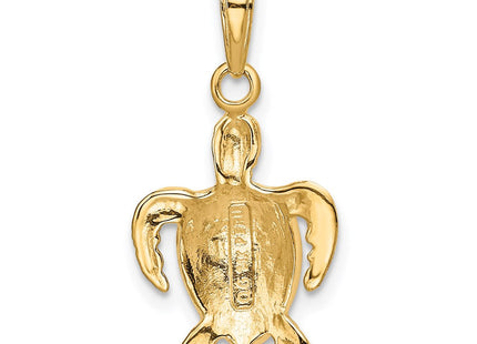 14k Sea Turtle Pendant (Style K3309)