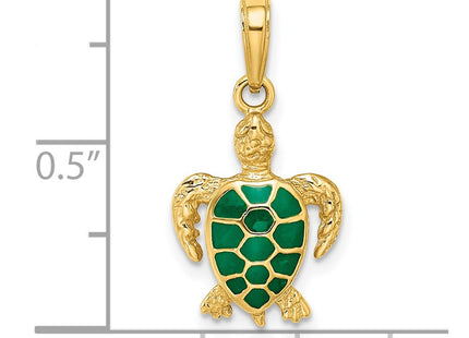 14K gold pendant, further view