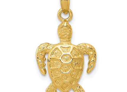 14k Sea Turtle Pendant (Style K3309)