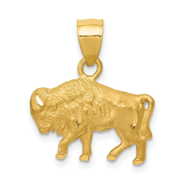 14k Yellow Gold Pendants Style K3329 - Classique Jewelry Inc.