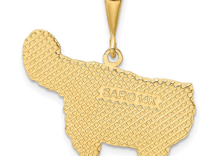 14k Yellow Gold Pendants Style K3369 - Classique Jewelry Inc.