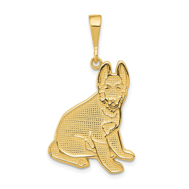 14k Yellow Gold Pendants Style K3395 - Classique Jewelry Inc.