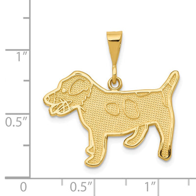 14K Jack Russell Terrier Dog Pendant