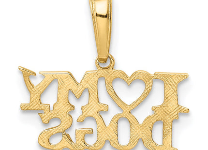 14k Yellow Gold Pendants Style K3422 - Classique Jewelry Inc.