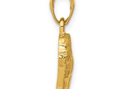 14k Bulldog Pendant