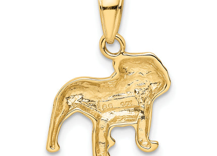 14k Bulldog Pendant