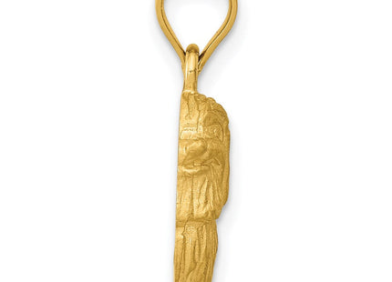 14K Diamond-cut Shih Tzu Pendant (Style K3432)