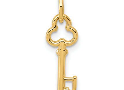 14k Key Letter Initial Charm