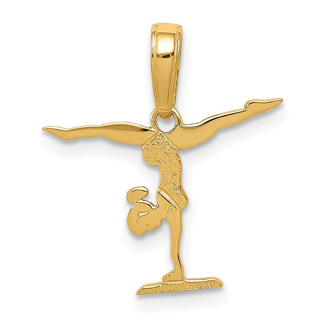 14k Yellow Gold Pendants Style K3530 - Classique Jewelry Inc.