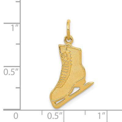 14K Figure Skate, 23 x 14mm