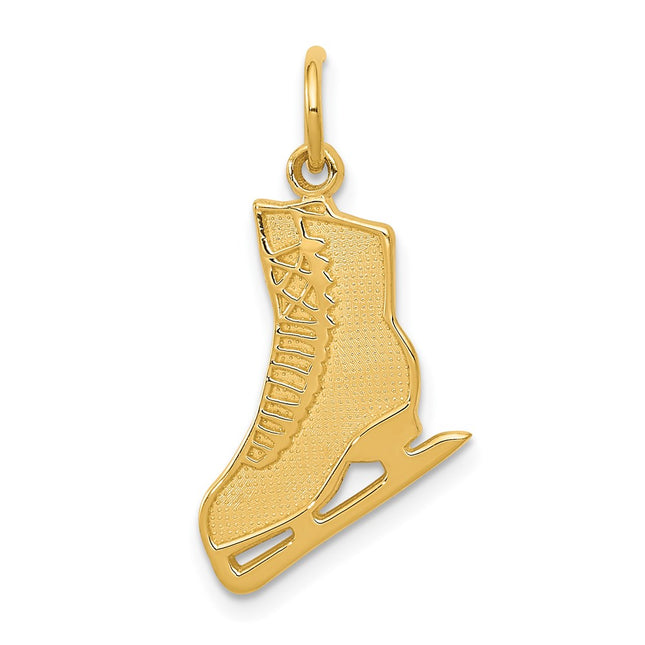 14k Figure Skate, 23 x 14mm