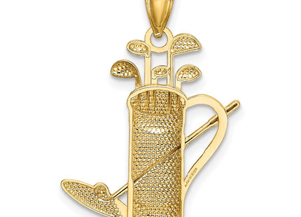 14k Yellow & Rhodium Pendants Style K3551 - Classique Jewelry Inc.