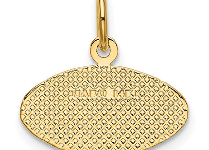14K gold charm, another view