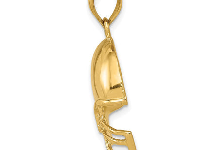 14K gold pendant, alternate view