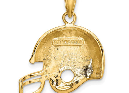 14K gold pendant, another view