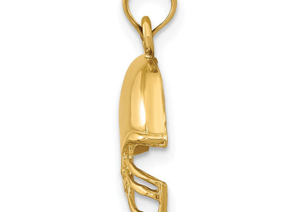 14k Football Helmet Pendant (Style K3604)