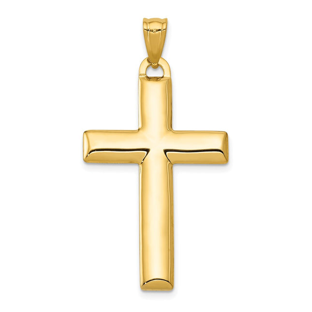 14k Yellow & Rhodium Pendants Style K3636 - Classique Jewelry Inc.