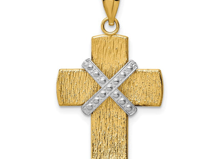 14k Two-tone Pendants Style K3643 - Classique Jewelry Inc.
