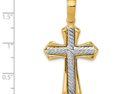14k Two-tone Pendants Style K3664 - Classique Jewelry Inc.