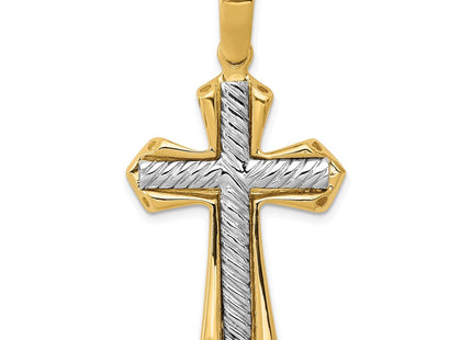 14k Two-tone Pendants Style K3664 - Classique Jewelry Inc.