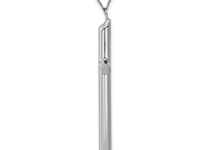 14k White Gold Hollow Cross Pendant (Style K3714)