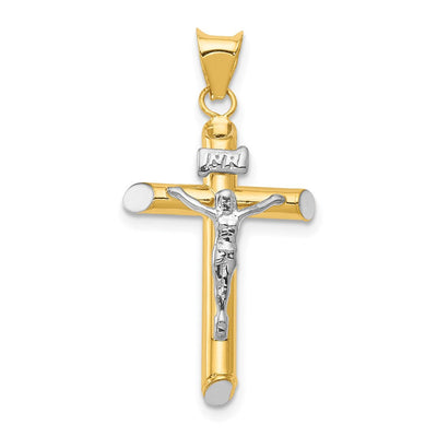 14K gold crucifix pendant
