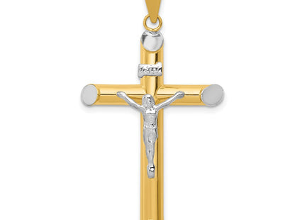 14K gold crucifix pendant