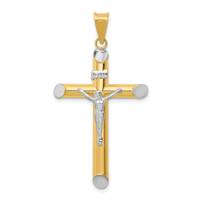 14K gold crucifix pendant