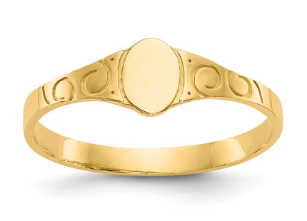 14k Yellow Gold Rings Style K3849 - Classique Jewelry Inc.