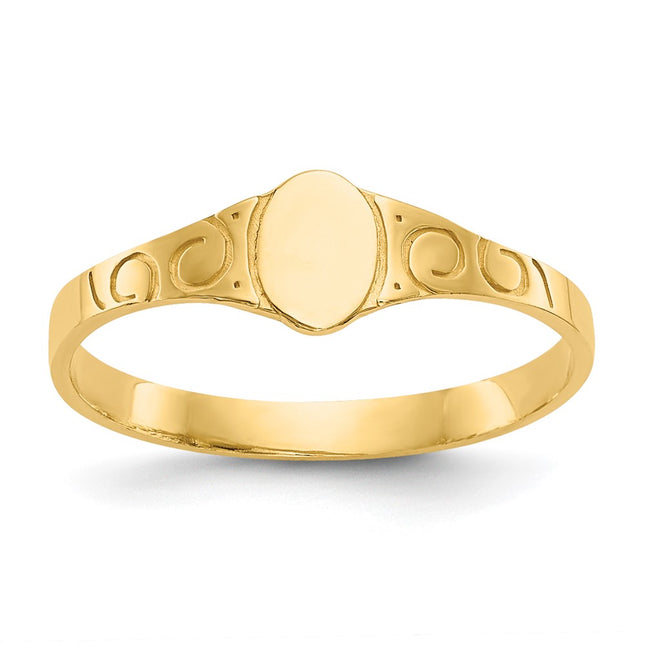 14k Yellow Gold Rings Style K3849 - Classique Jewelry Inc.