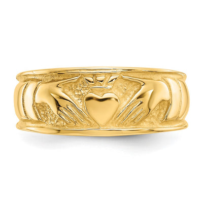 14K Ladies Claddagh Band