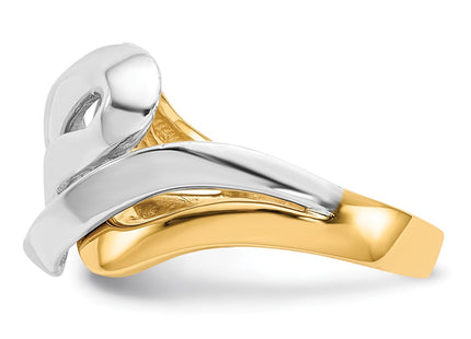 14k Two-tone Rings Style K3858 - Classique Jewelry Inc.