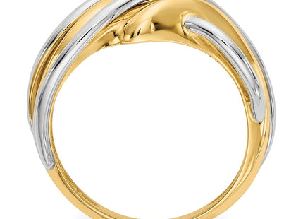 14k Two-tone Rings Style K3859 - Classique Jewelry Inc.