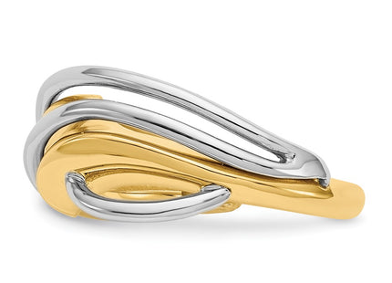 14k Two-tone Rings Style K3859 - Classique Jewelry Inc.