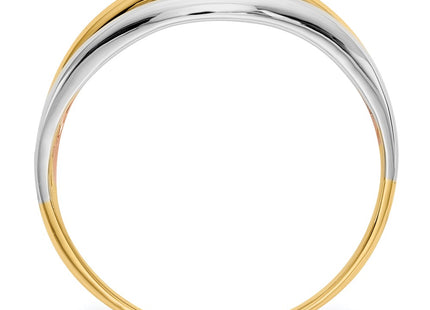 14k Tri-Color Rings Style K3864 - Classique Jewelry Inc.