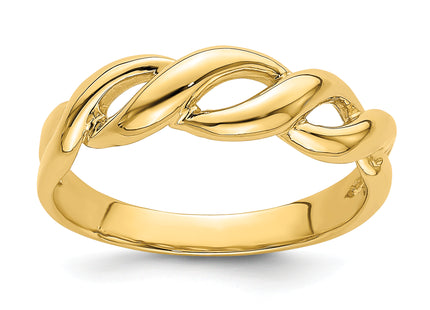 14K Freeform Knot Ring