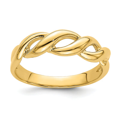 14K Freeform Knot Ring