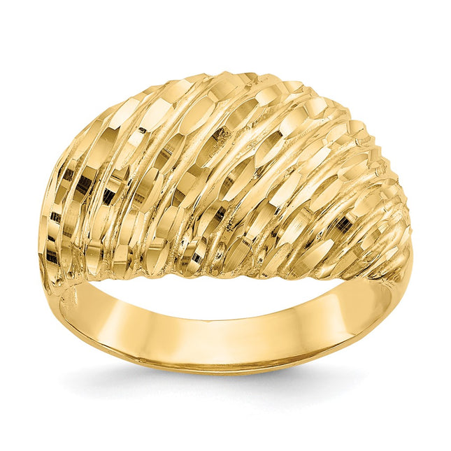 14k Yellow Gold Rings Style K3881 - Classique Jewelry Inc.