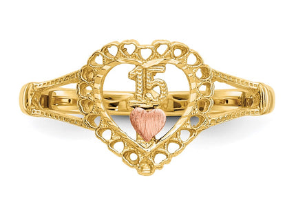 14k Two-tone Rings Style K3883 - Classique Jewelry Inc.
