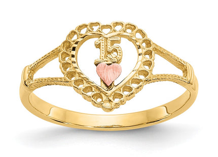 14k Two-tone Rings Style K3883 - Classique Jewelry Inc.