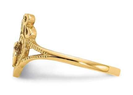 14k Yellow Gold Rings Style K3885 - Classique Jewelry Inc.