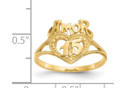 14k Yellow Gold Rings Style K3885 - Classique Jewelry Inc.