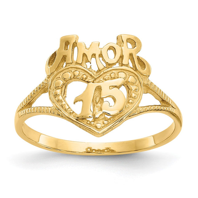 14k Yellow Gold Rings Style K3885 - Classique Jewelry Inc.