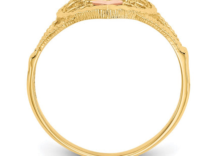14k Two-tone Rings Style K3886 - Classique Jewelry Inc.